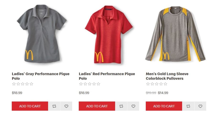 McDonalds Apparel